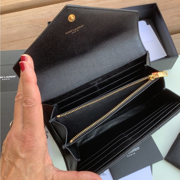 Authentic YSL Envelope wallet ❤️💛🖤 - Picture 6 of 16